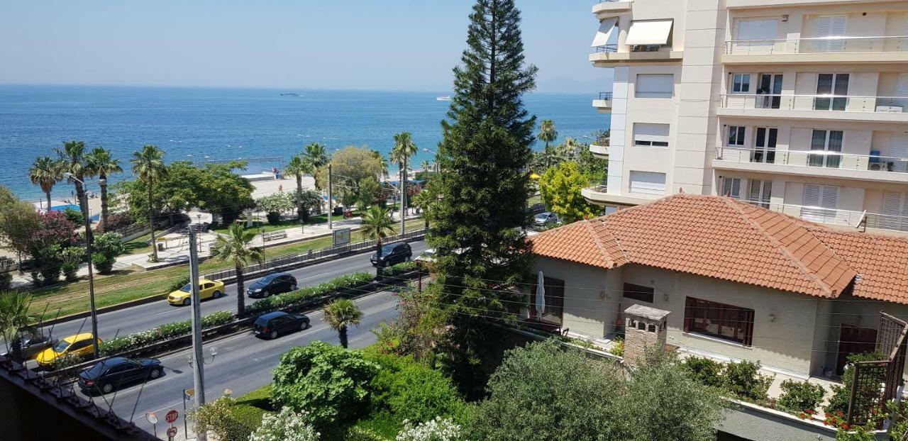 Perfect Beachfront Apartment Афины Экстерьер фото